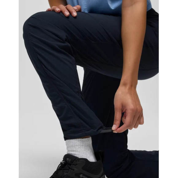 Prana Koen Pant Women's M Reg Inseam Black Standard Fit Mid Rise Soft Waistband - Picture 4 of 13